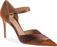Gianvito Rossi Crepe Satin D'Orsay Pump