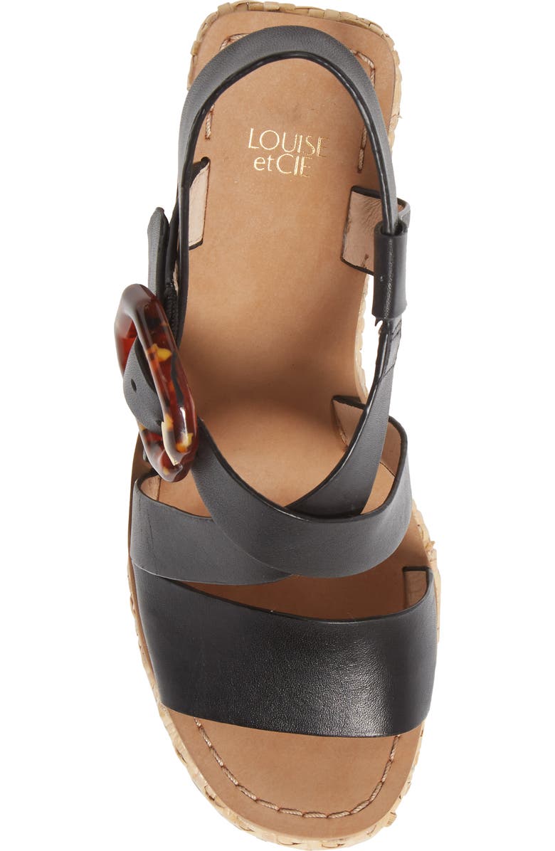 Louise et Cie Palina Platform Wedge Sandal, Alternate, color,