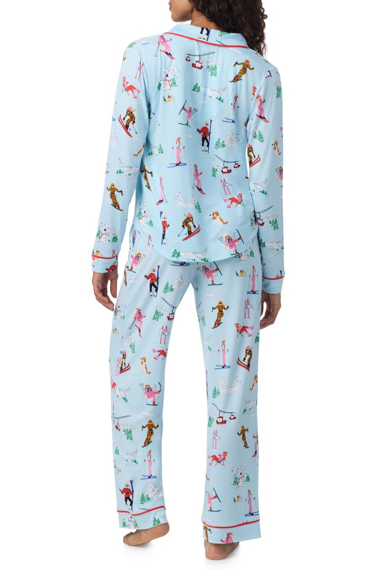 Print Pajamas, Alternate, color, BLUE NOVEL