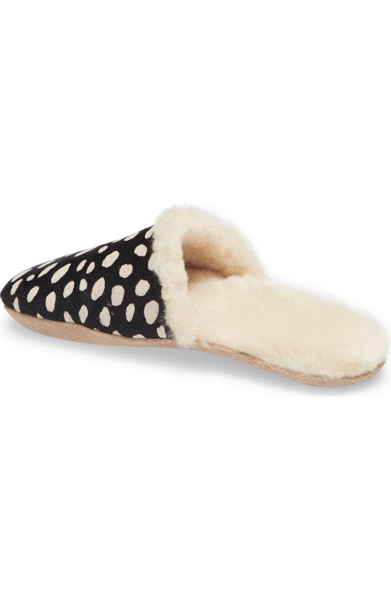 Freda Salvador James Genuine Calf Hair & Genuine Shearling Slipper, Alternate, color,