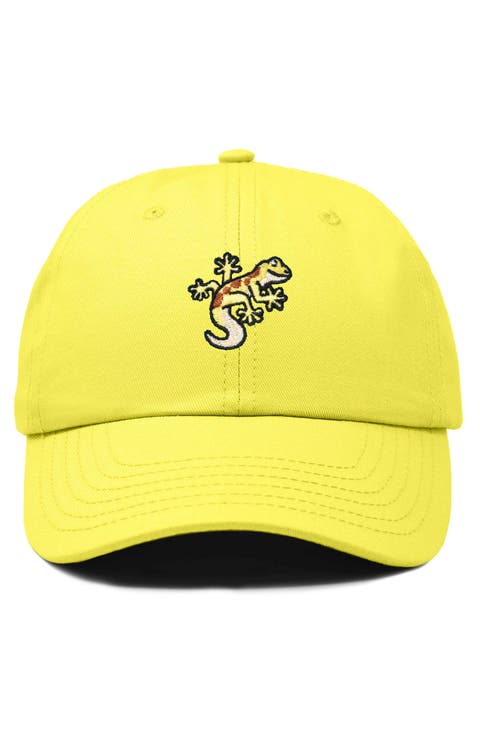 Gecko Embroidered Casual Cap