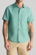 UNTUCKit Cameron Solid Wrinkle Resistant Linen Button-Up Shirt