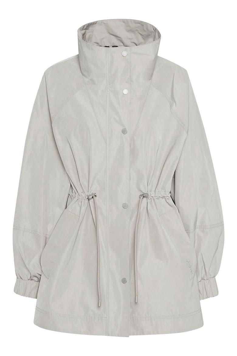 Suri Showerproof Jacket, Alternate, color, LIGHT SAND/SAFARI DRESS TARTAN