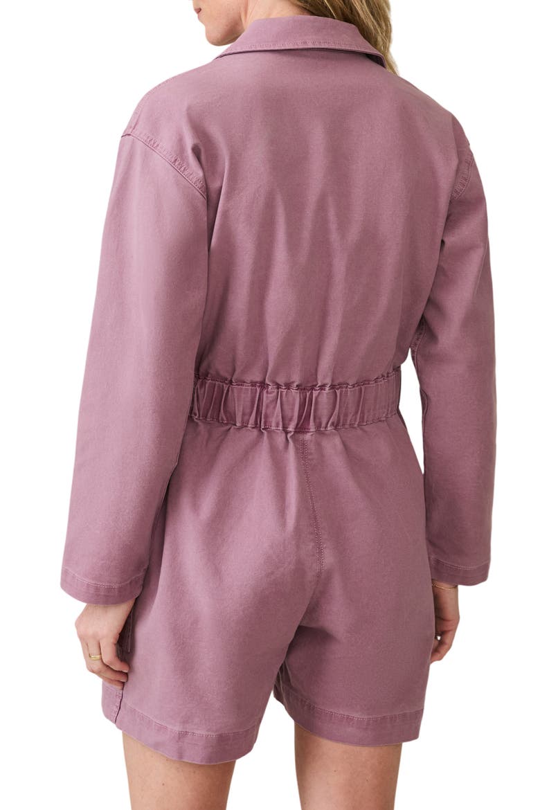 Sunwashed Canvas Romper, Alternate, color, WEATHERED ORCHID
