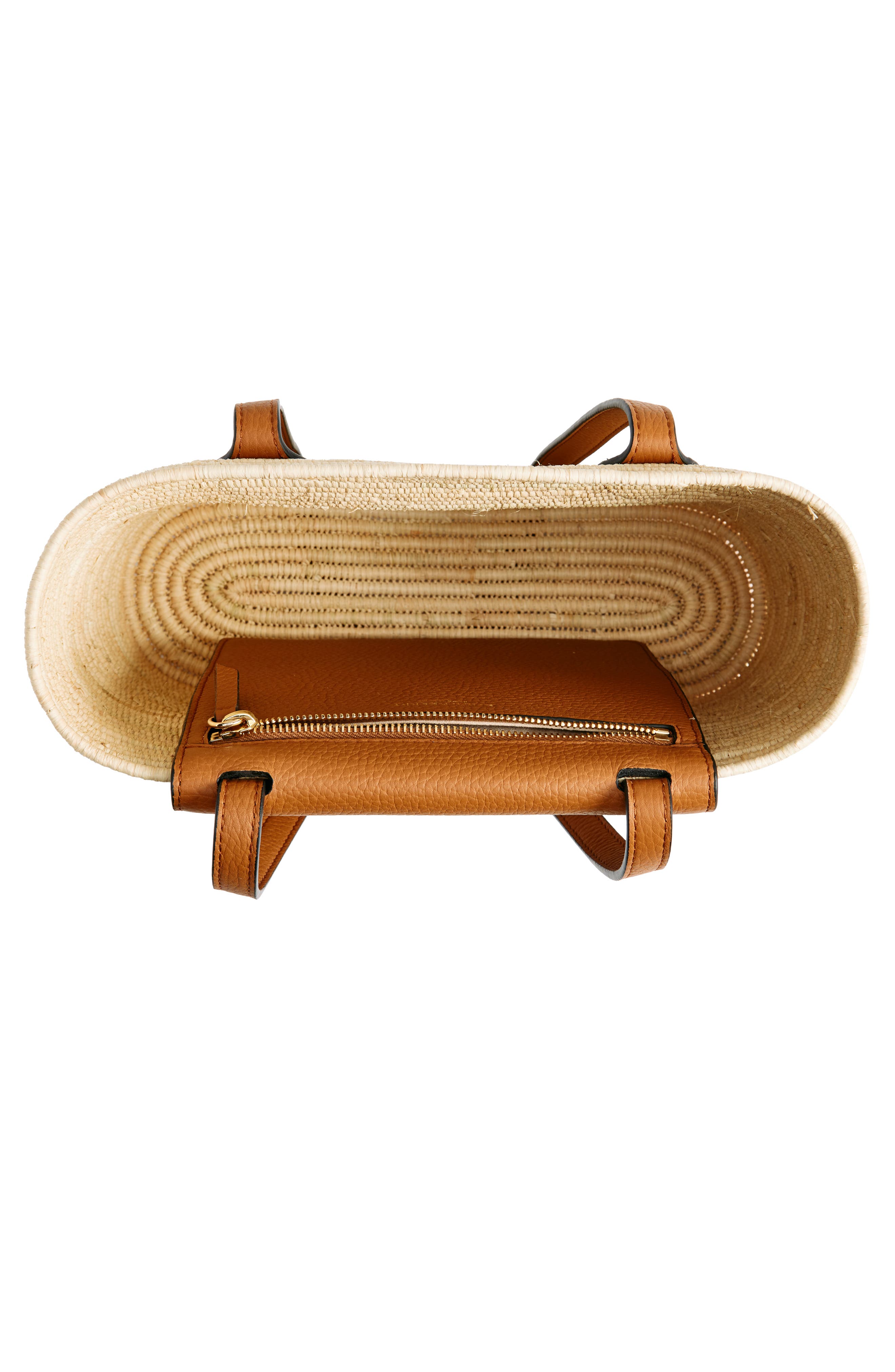 Strathberry Raffia Basket Tote, Alternate, color, Tan
