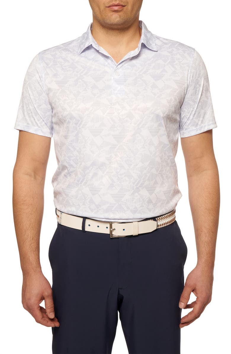 Robert Graham Hydrus Short Sleeve Performance Polo, Main, color, 