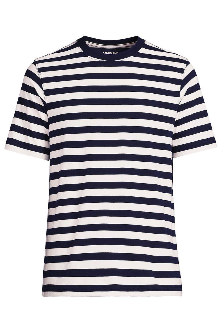 Short Sleeve Super Tee, Alternate, color, Navy/Ivory Stripe
