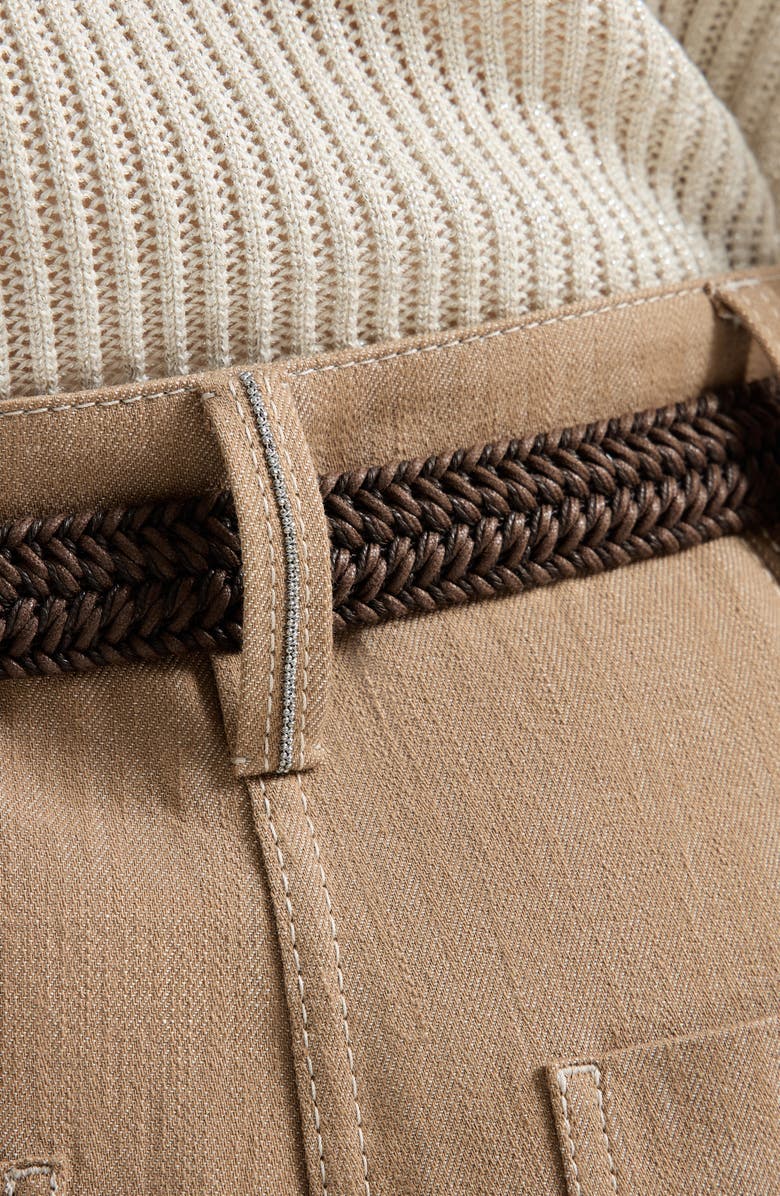 Brunello Cucinelli Wide Smart trousers, Alternate, color, Desert