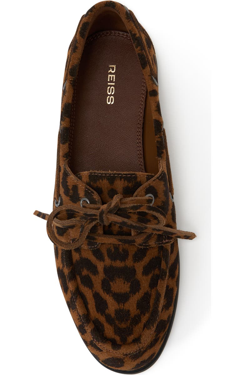Reiss Lola Boat Shoe, Alternate, color, Animal