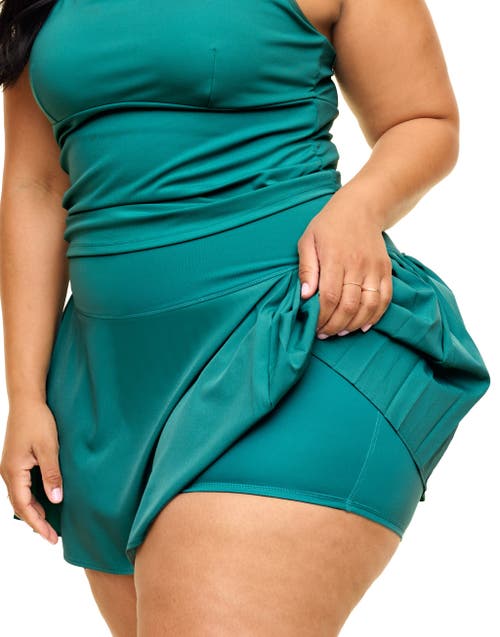 Adore Me Birdie Lotus High Rise Active Skort In Blue
