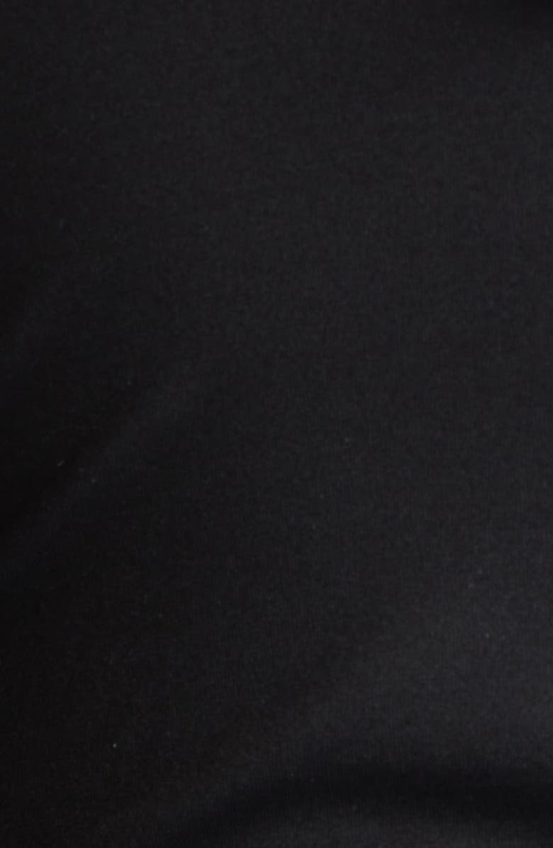 Max Mara Tie Front One-Piece Swimsuit, Alternate, color, Black