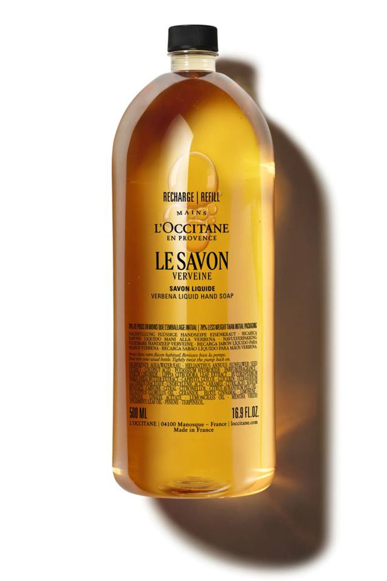 Le Savon Verbena Liquid Hand Soap, Main, color, REFILL