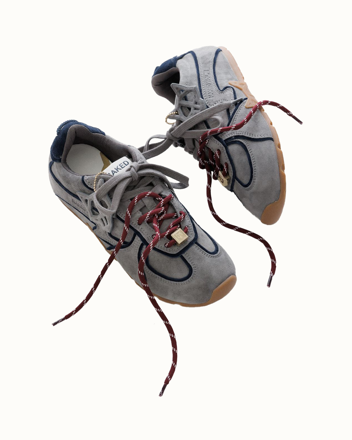 Naked Wolfe Adored Suede Sneaker, Alternate, color, Grey