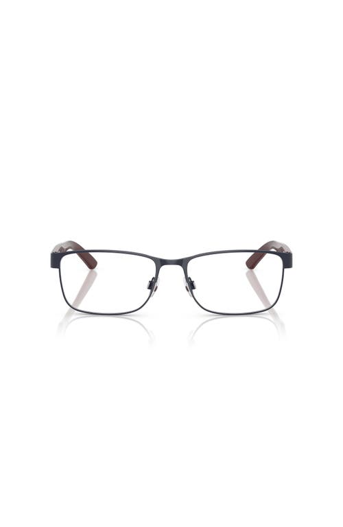 Polo Ralph Lauren 57mm Rectangle Optical Glasses In Neutral