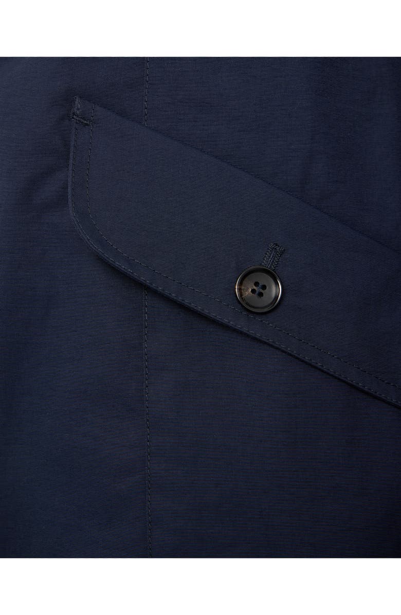 Bally Belted Jacket in Nylon, Alternate, color, Blue