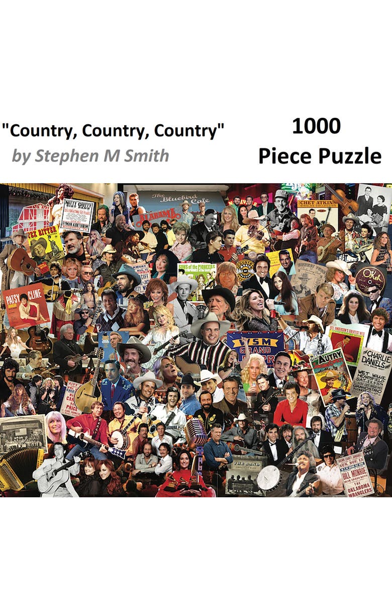 Hart Puzzles Country by Steve Smith 1000 Piece Puzzle, Alternate, color, Multicolored