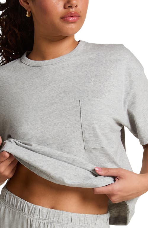 Hunkemoller Hunkemöller T-shirt And Short Pyjama Set In Gray