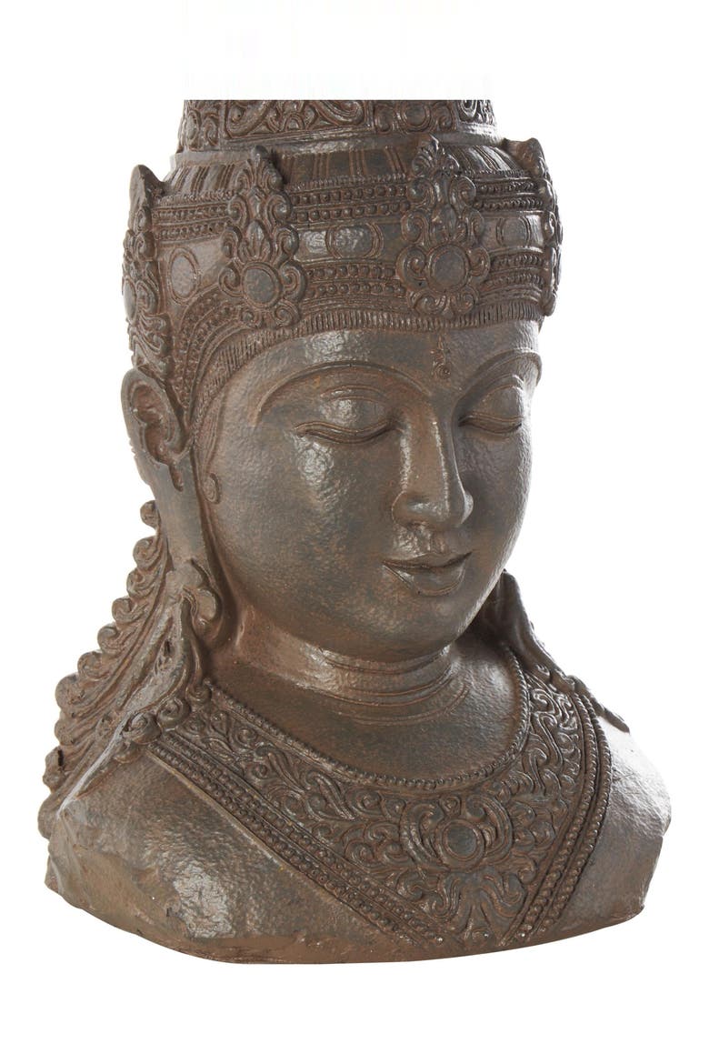 Buddha Resin Bookends, Alternate, color, BRONZE