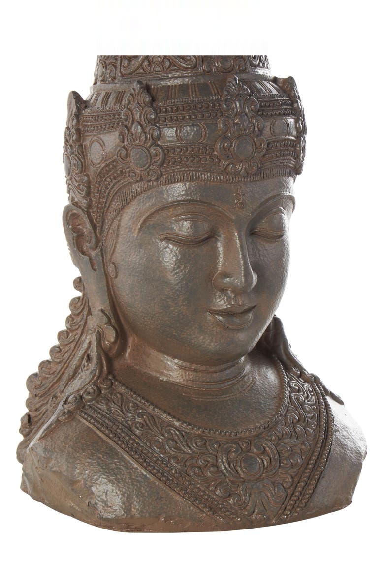 WILLOW ROW Buddha Resin Bookends, Alternate, color, Bronze