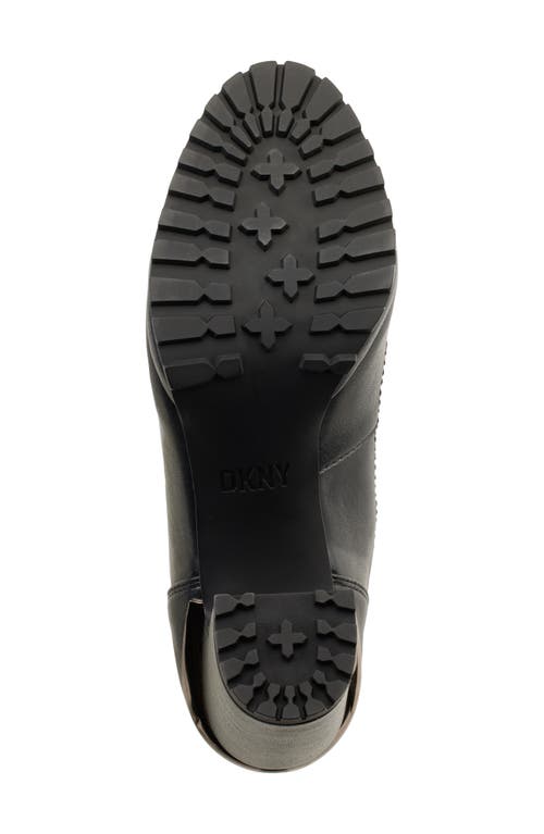 Dkny Lenni Lace-up Platform Bootie In Black