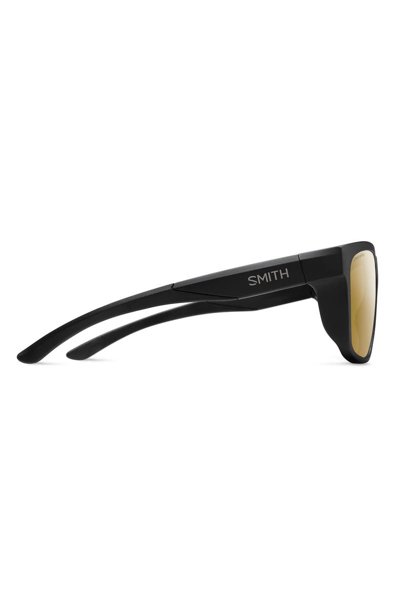 Smith Barra 59mm ChromaPop<sup>™</sup> Polarized Sunglasses, Alternate, color, Matte Black/ Bronze