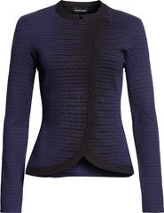 Emporio Armani Pattern Knit Jacket