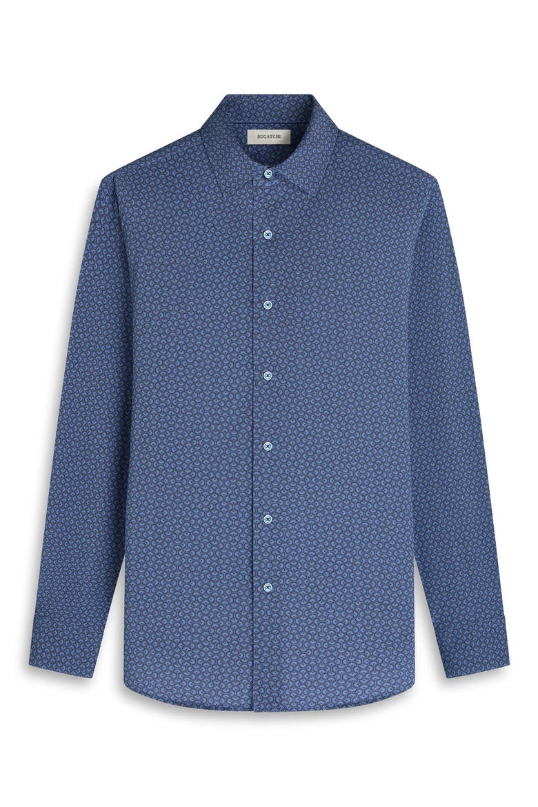 James OoohCotton® Floral Button-Up Shirt, Alternate, color, NIGHT BLUE