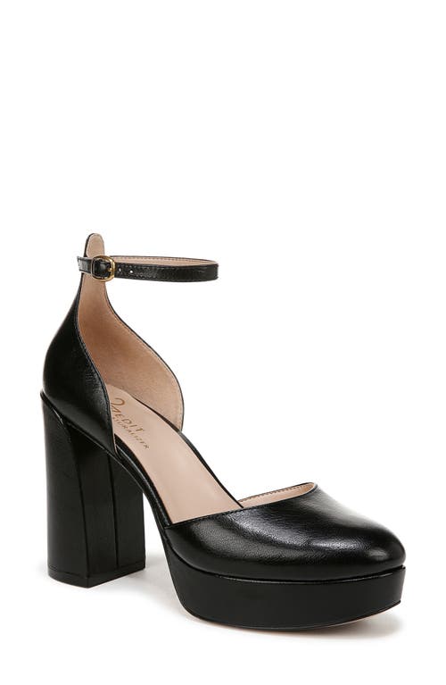 27 EDIT Naturalizer Giovanna Ankle Strap Platform Pump in Black 