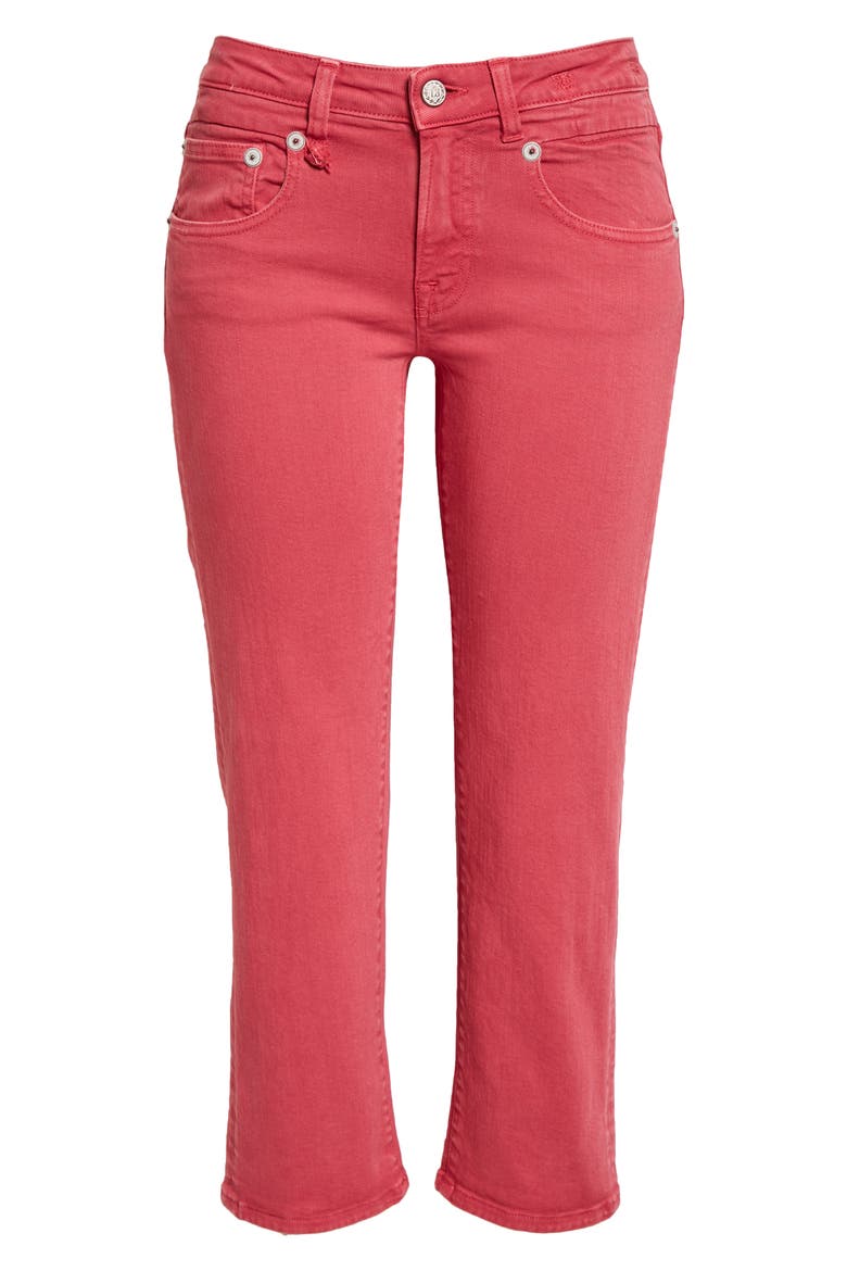 Straight Leg Boy Jeans, Alternate, color, VIVID PINK STRETCH