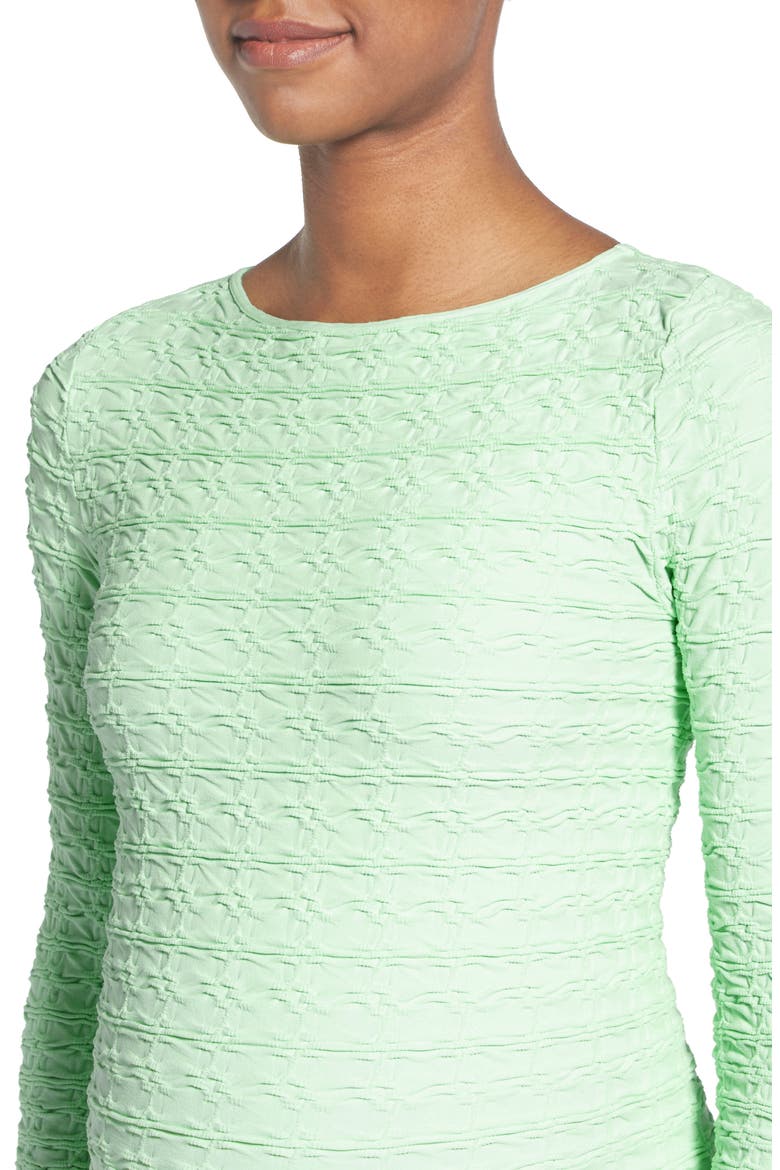 'Crinkle' Maternity Dress, Alternate, color, PISTACHIO
