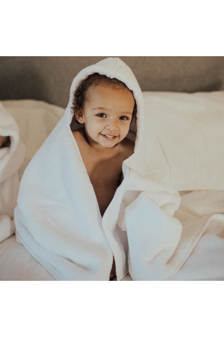 Hooded Bath Towel, Alternate, color, White