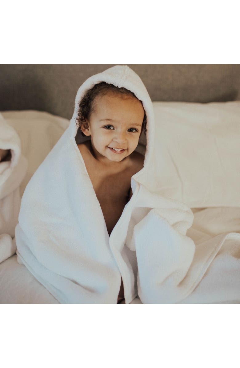Parker Baby Co. Hooded Bath Towel, Alternate, color, White
