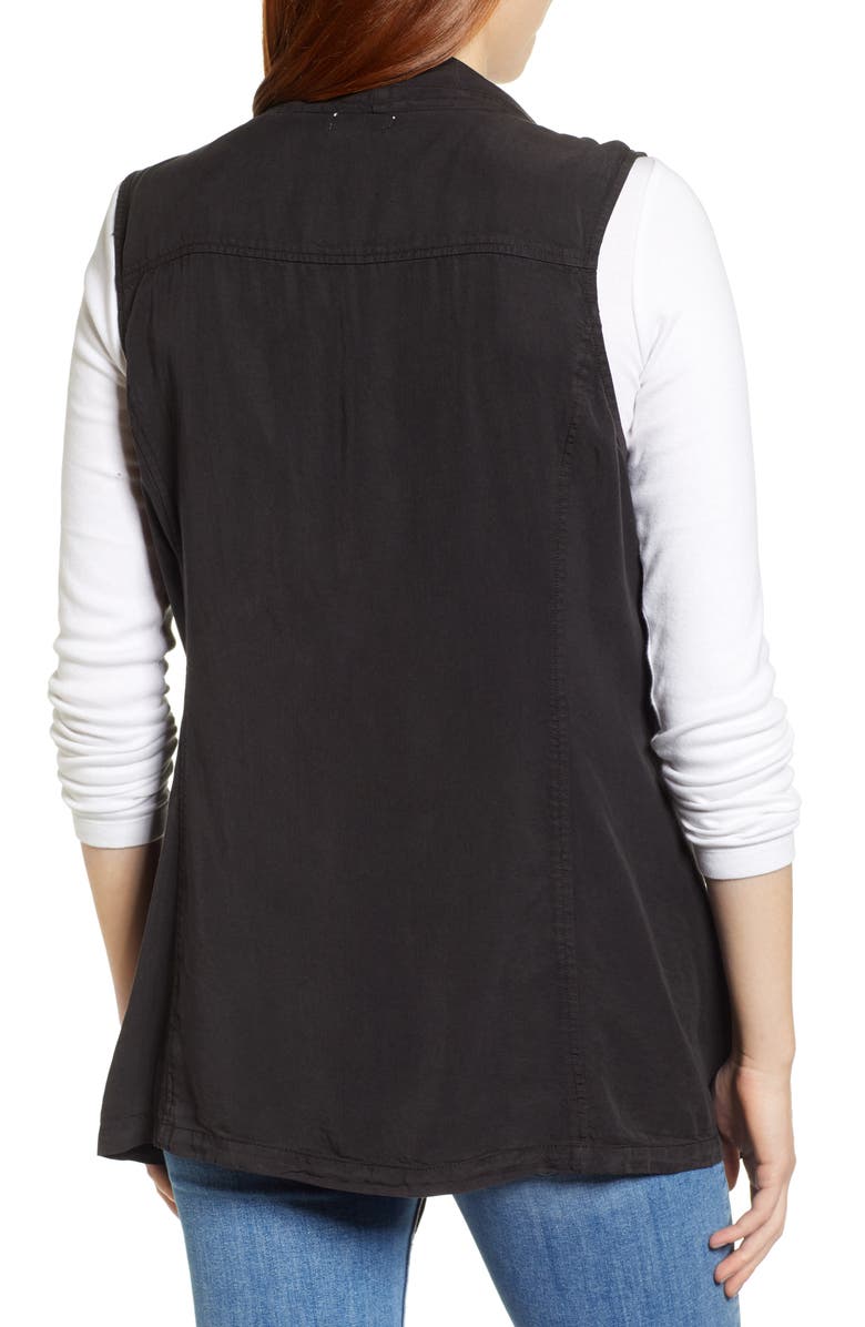 TDC Drape Front Vest, Alternate, color, 