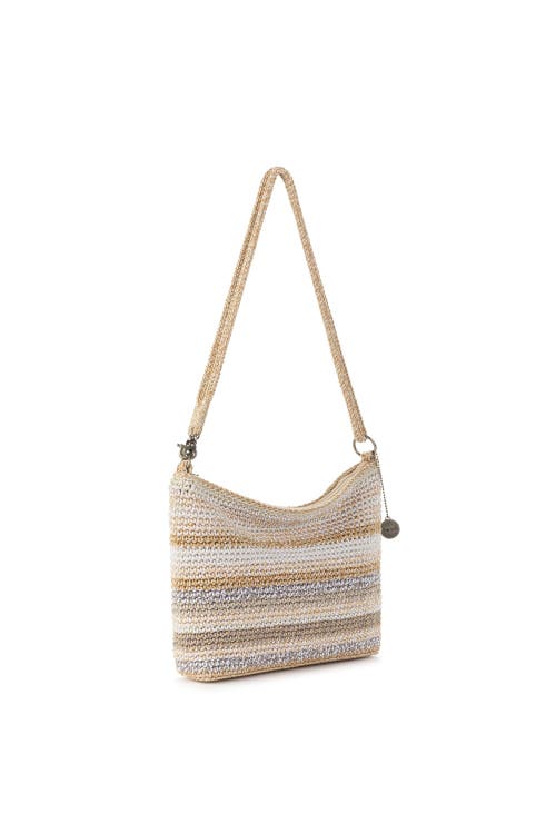 The Sak Lumi Covertible Crossbody Hand Crochet Bag In Sand