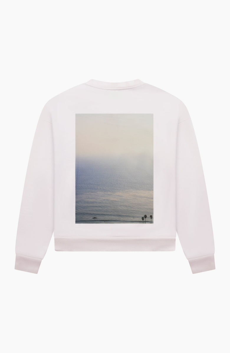 CALIFORNIA INCLINE Malibu Beach Crewneck, Main, color, Salt