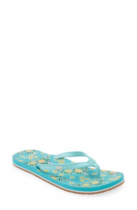 Sanuk Yoga Joy Floral Flip Flop