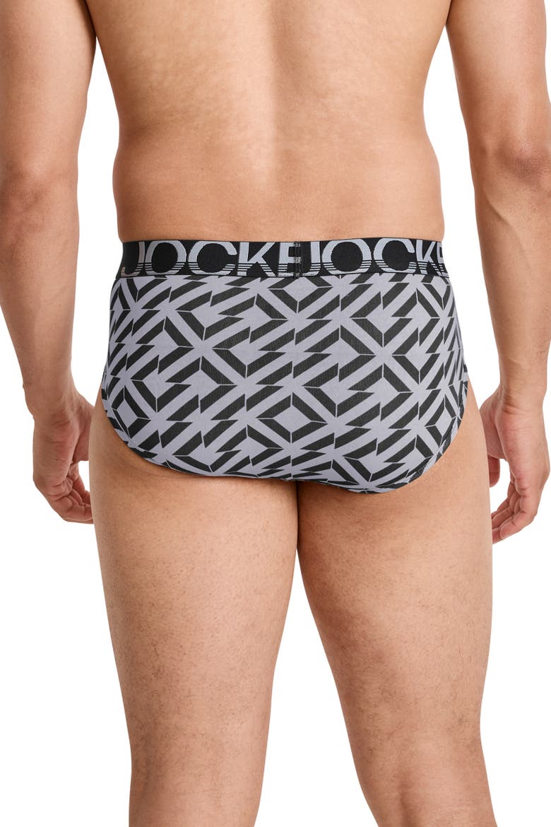 Men's ActiveStretch Brief - 6 Pack, Alternate, color, Midnight Geo