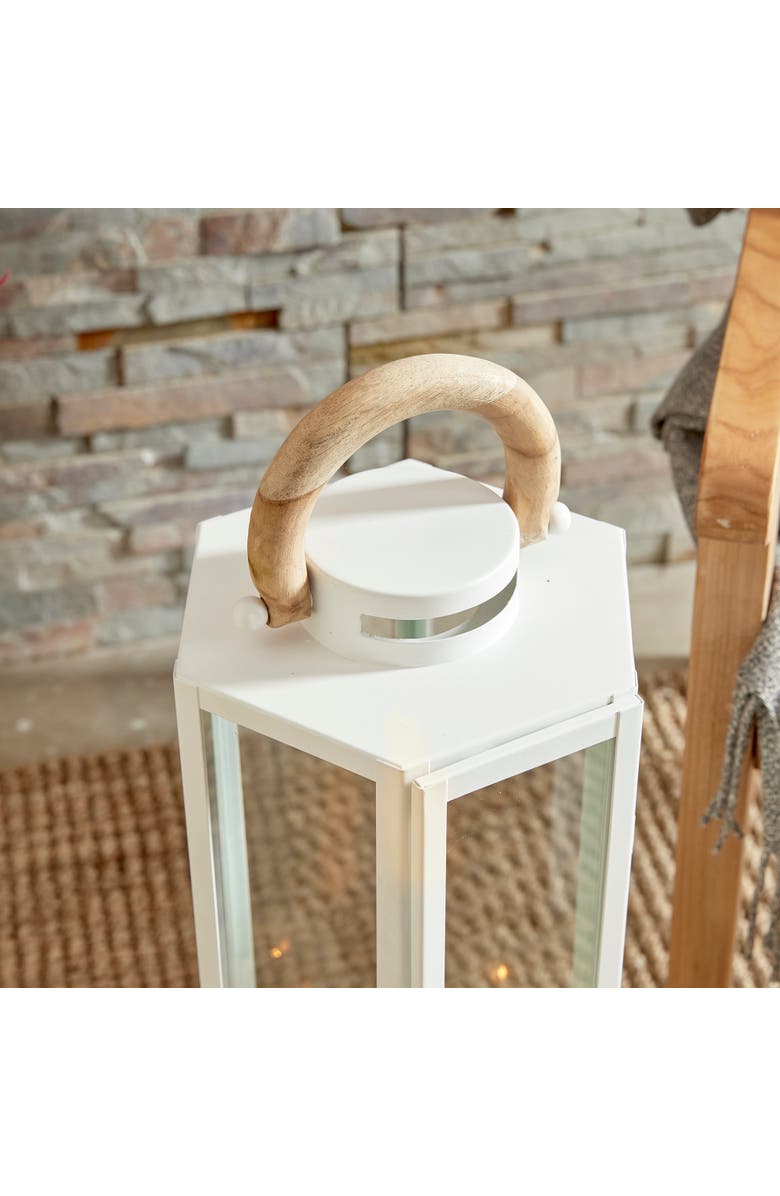 Napa Home & Garden Dockside Outdoor Lantern, Alternate, color, White