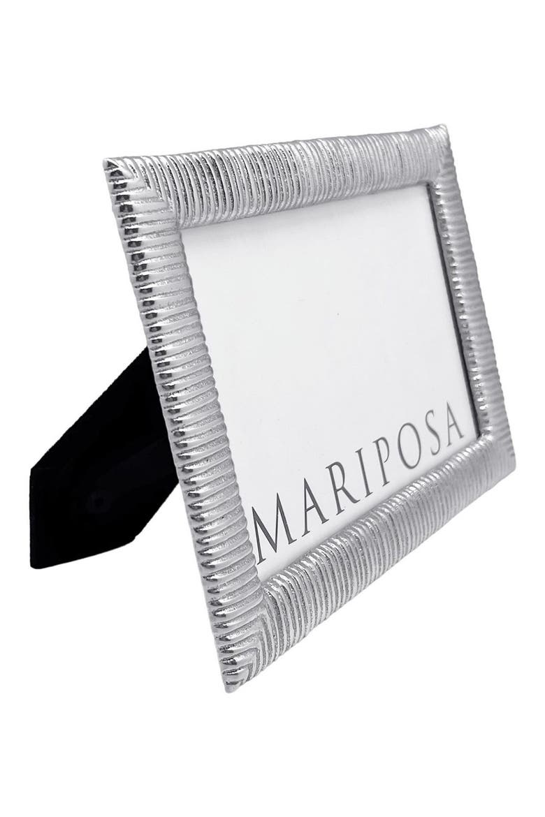 Woven Texture 4 x 6-Inch Picture Frame, Alternate, color, SILVER