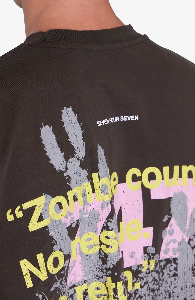mnml 747 Zombie Country Graphic T-Shirt, Alternate, color, Vintage Black