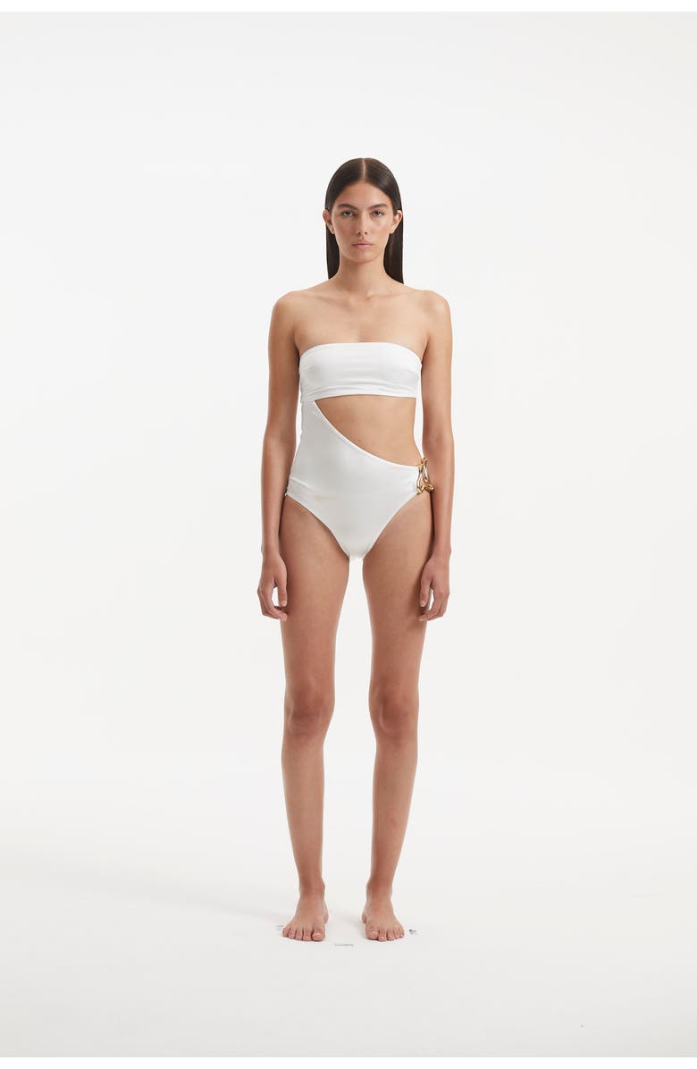 Moeva Marilla One Piece Swimsuit, Alternate, color, White
