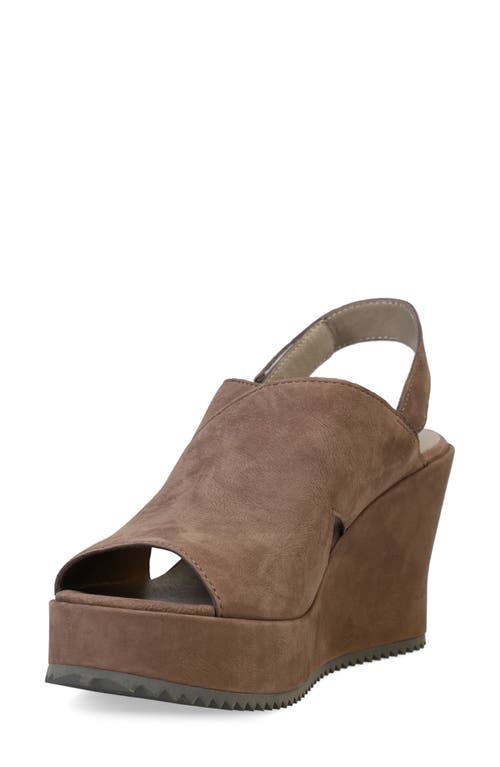 Eileen Fisher Lewis Slingback Wedge Sandal In Rye
