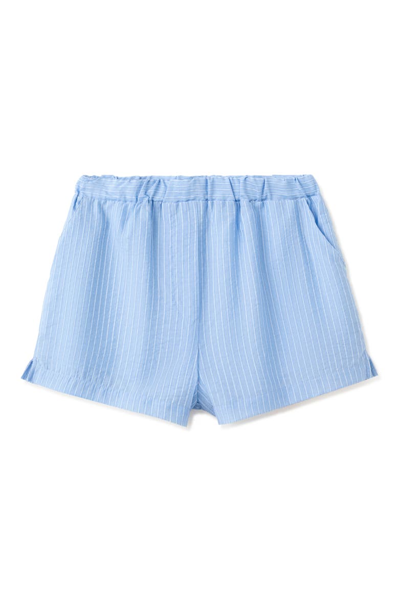 Belize Stripe Shorts, Main, color, SKY BLUE