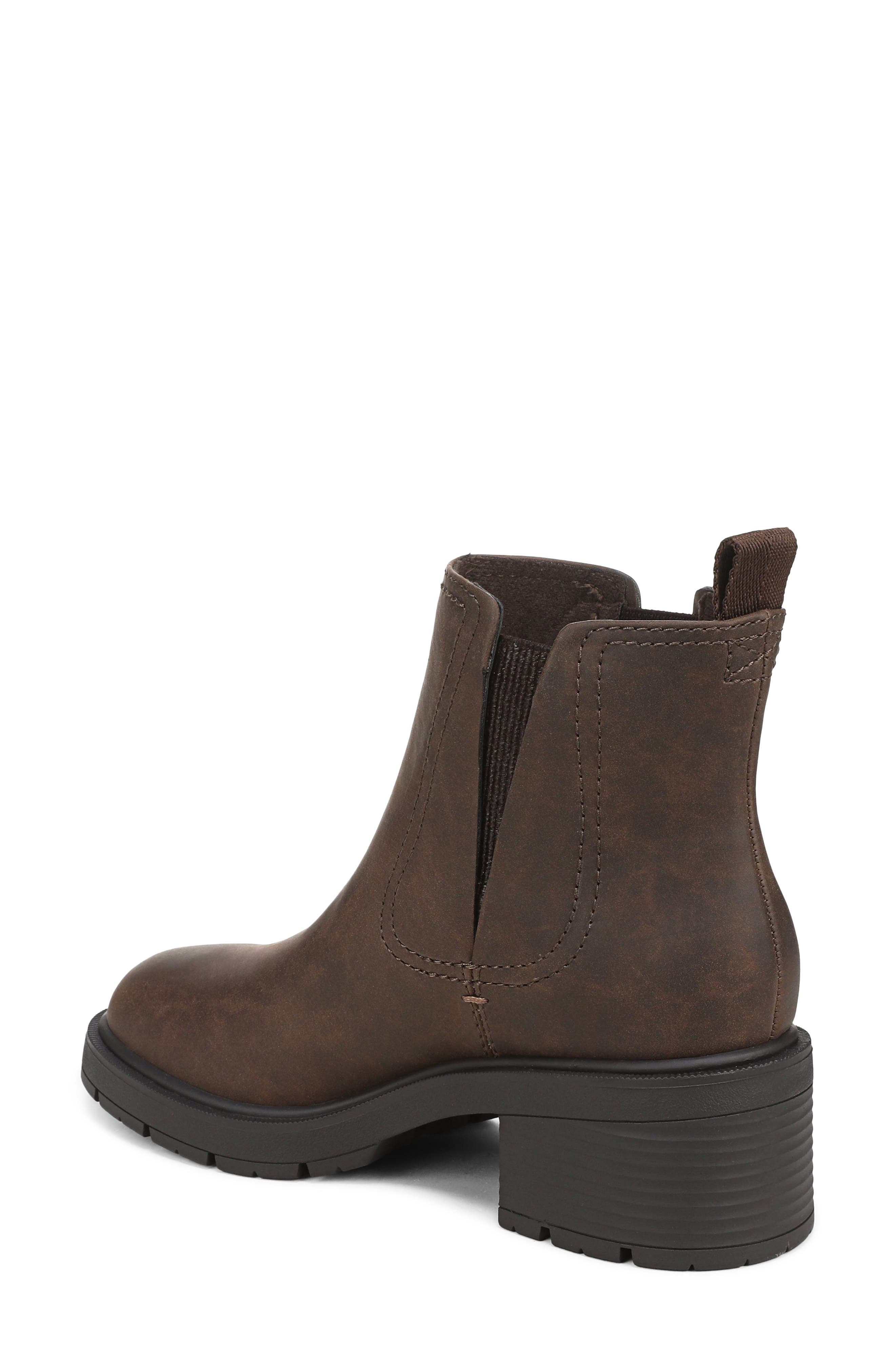 Frances Faux Leather Chelsea Boot, Alternate, color, CHOCOLATE FAUX LEATHER