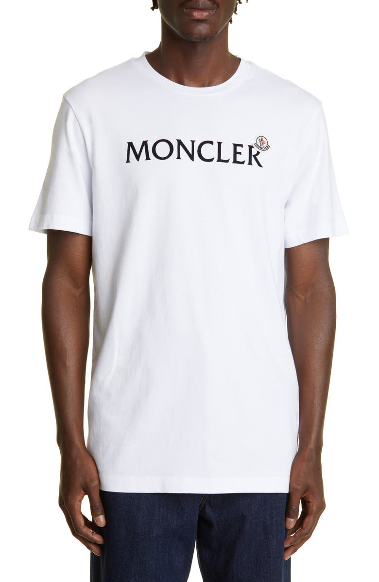 Moncler Men's Logo Graphic Tee, Main, color, 