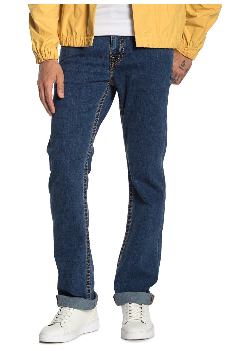 True Religion Brand Jeans Ricky Big T Straight Jeans, Main, color,