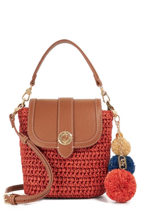 Dimple Raffia Handbag
