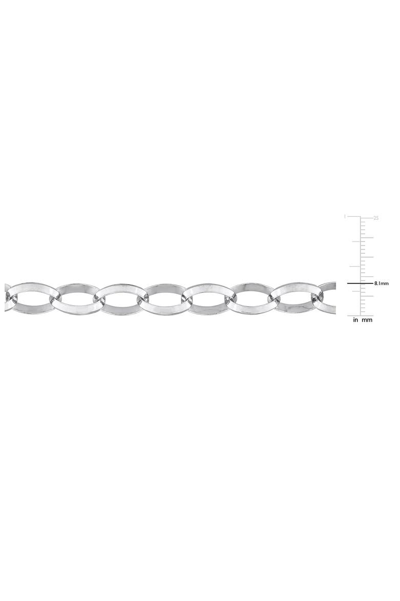 Men's Rolo Chain Necklace, Alternate, color, SILVER