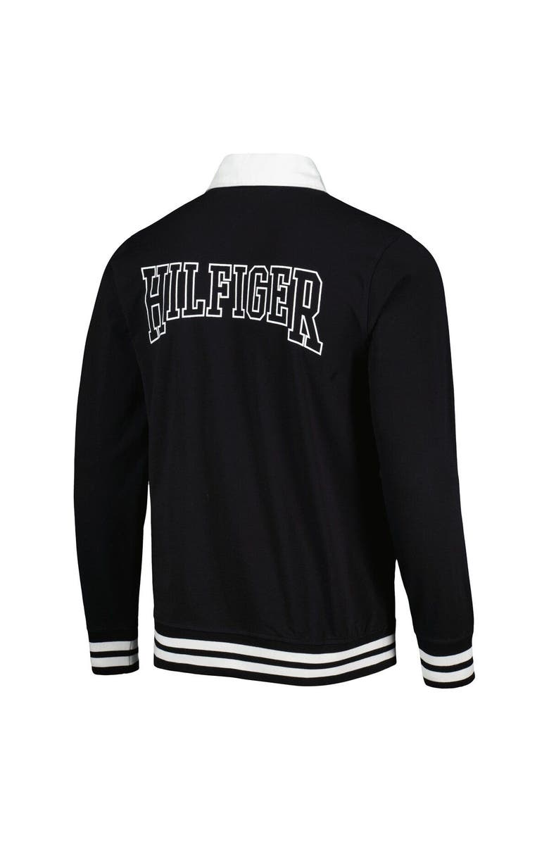 Tommy Hilfiger Men's Tommy Hilfiger Black Las Vegas Raiders Cody Long Sleeve Polo, Alternate, color, 