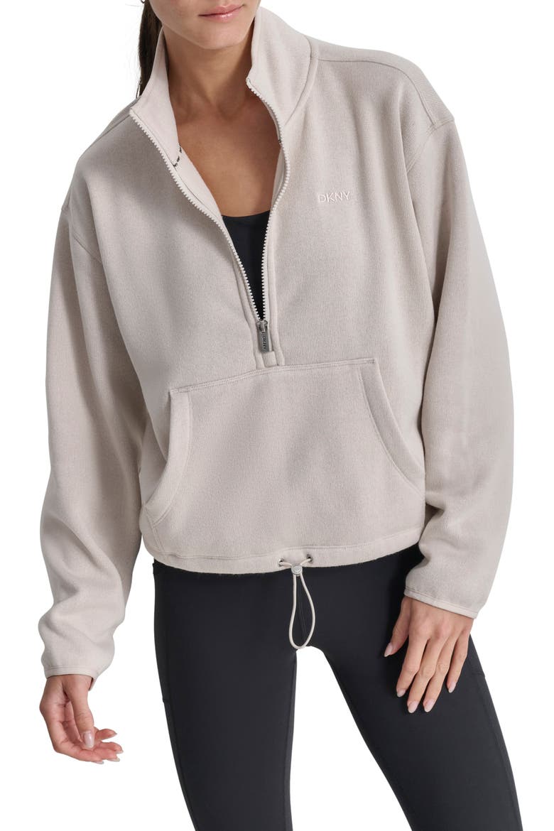 Half Zip Fleece Sweatshirt, Main, color, OAT
